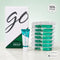 Opalescence Go 15% Hydrogen Peroxide Teeth Whitening Bundle - (7 Treatments) Prefilled Whitening Trays & Travel Sensitive Whitening Toothpaste 1 Oz - Mint
